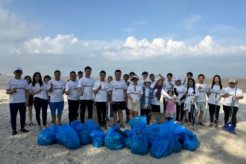 Morib Beach Cleaning